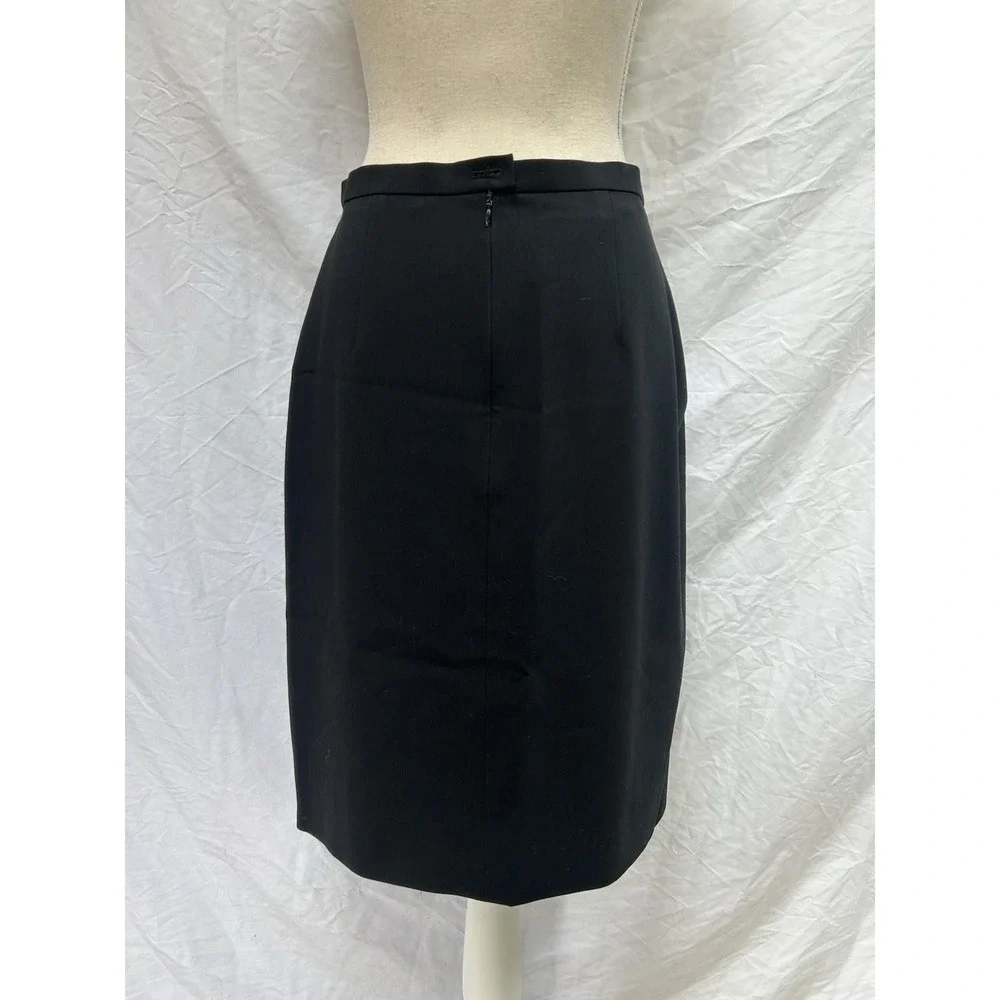 Bally Womens Skirt Straight Pencil Wool Blend Knee Length Lined Size USA 8